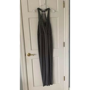 BCBGeneration Jumpsuit Black White Geometric Size Small